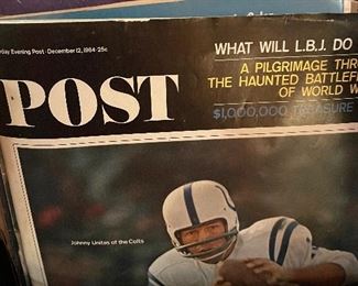 Large selection of POST and LIFE magazines.