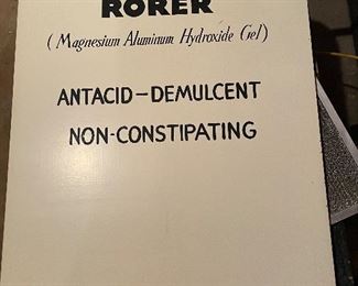 Maalox advertising plaque.