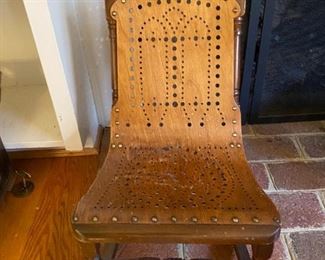 Rare child's Gardner Chair.