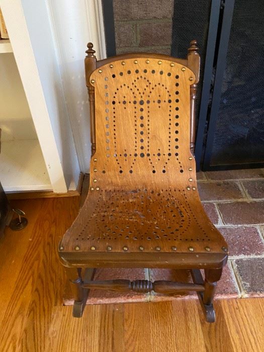 Rare child's Gardner Chair.