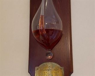 Weather glass 1620 Barometer/water glass.