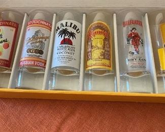 Set of shot glasses.