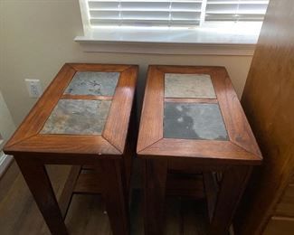 Matching end tables.