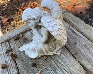 Concrete garden ornaments.