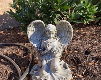 Concrete garden ornaments.