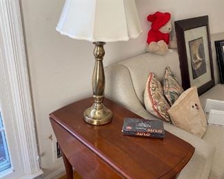 End tables, lamps, pillows and more.