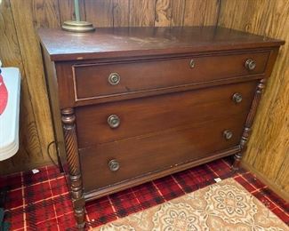 Antique chest of drawers.