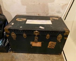 Military trunk.