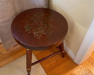 Decorative stool.