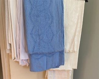 Vintage tablecloths.