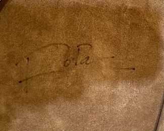 Artist Made Apache Style Cradle Board	33 x 11 x 10.5in	HxWxD
