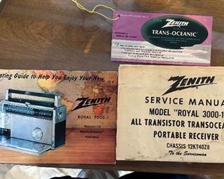 Zenith Trans-Oceanic Royal 3000-1 Shortwave Radio#3	10.25 x 12.5 x 5in	HxWxD
