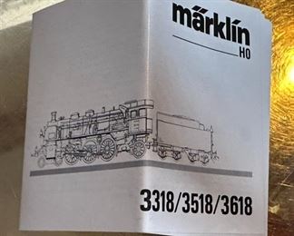 Märklin 3518 Steam Locomotive Series 18 434 Gauge H0 Boxed Marklin HO Train  "Rheingold"	Box:4.5x12x2.5in	HxWxD
