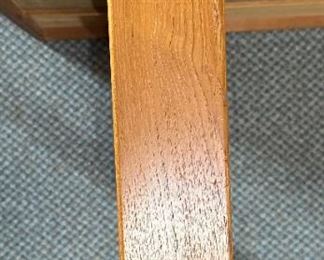 Vintage MCM Danish Modern Trioh Mobler Ox Art Teak & Tile Rectangular Coffee Table Denmark	16.5x33.25x61.25in	HxWxD
