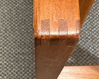 Vintage MCM Danish Modern Trioh Mobler Teak Square Side/Coffee Table Denmark	16.5x33.25x33.25in	HxWxD
