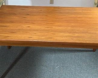 Vintage MCM Danish Modern Teak Draw Leaf Dining Table Denmark Henning Kjaernulf	29x39x59-99in	HxWxD
