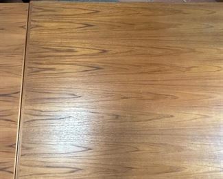 Vintage MCM Danish Modern Teak Draw Leaf Dining Table Denmark Henning Kjaernulf	29x39x59-99in	HxWxD
