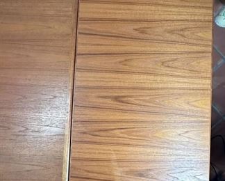 Vintage MCM Danish Modern Teak Draw Leaf Dining Table Denmark Henning Kjaernulf	29x39x59-99in	HxWxD
