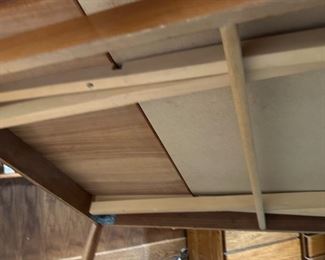 Vintage MCM Danish Modern Teak Draw Leaf Dining Table Denmark Henning Kjaernulf	29x39x59-99in	HxWxD
