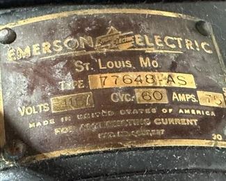 Antique Emerson Electric Desk Fan 77648-AS	20 x 19 x 12in	HxWxD
