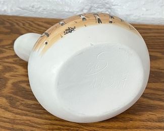 Southwest Painted Wedding Vase Pot ELLIS	8 x 6. X 4in	HxWxD
