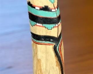 R. Cook Carved Wood Hopi Kachina Doll	10 inches long	
