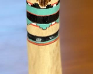 R. Cook Carved Wood Hopi Kachina Doll	10 inches long	
