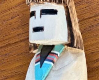 R. Cook Carved Wood Hopi Kachina Doll	10 inches long	

