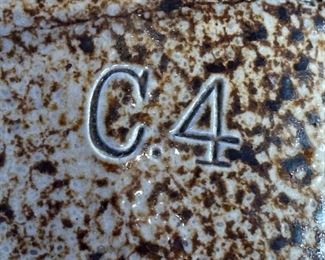 Hulstkamp & Zoon & Molyn Rotterdam Stoneware Gin Bottle	12 x 3.25in diameter at bottom.	
