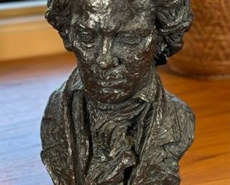 Austin Productions Beethoven Bust Chalkware Sculpture	14.5 x 7 x 6.5in	HxWxD
