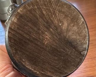 2pc Hand made Canisters	8 inches high	
