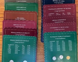 Franklin Mint Coin Sets of All Nations 4 volumes + book of sheets	1 book: 13x4.5x8.75in	
