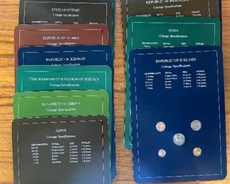 Franklin Mint Coin Sets of All Nations 4 volumes + book of sheets	1 book: 13x4.5x8.75in	
