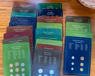 Franklin Mint Coin Sets of All Nations 4 volumes + book of sheets	1 book: 13x4.5x8.75in	
