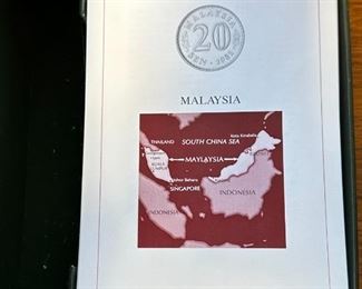 Franklin Mint Coin Sets of All Nations 4 volumes + book of sheets	1 book: 13x4.5x8.75in	
