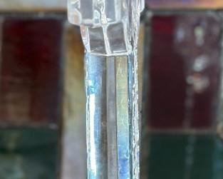 Waterford Crystal Glass Celtic Cross 8"	8 inches high	
