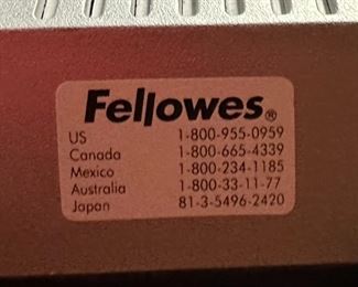 Fellow paper Shredder		
