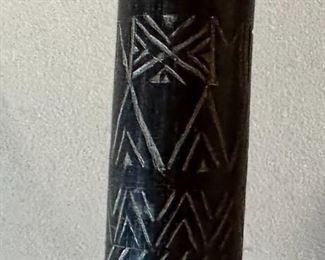 Carved Wood Fist Stick MARTHEN	30 inches long	

