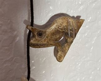 Carved Bone Tribal Necklace	16 inches size	
