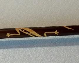 Hand Made Blow Gun Decor	45 inches long	
