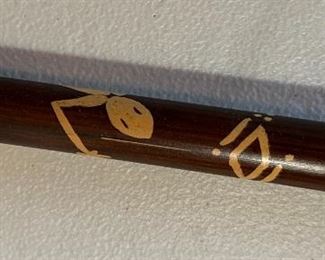 Hand Made Blow Gun Decor	45 inches long	
