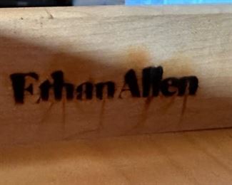 Ethan Allen Maple Highboy Chest of Drawers Queen Anne 1776 Collection	69 x 37 x 21in	HxWxD
