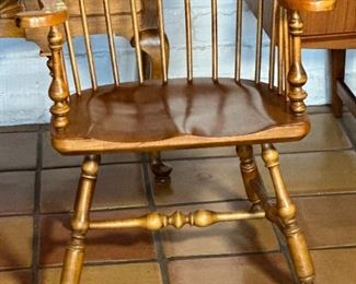 Ethan Allen Maple Chair Single  1776 Collection	26.5 x 26 x 20in	HxWxD
