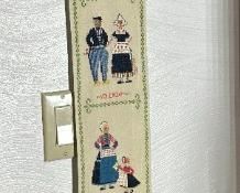 Danish Bell Pull Tapestry Cross-stitched	48 x 6in	
