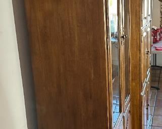 Ethan Allen Maple Lighted Display Wall Unit / Bookcase Country French Collection Solid Maple	78 x 102 x 22in	HxWxD
