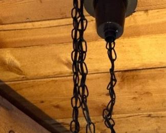 Virginia Beach Hanging Slag Lamp Nautical	27 x 16in diameter	
