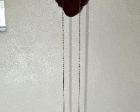 Vintage Dutch Zaandam Zaanse Atlas Pendulum Wall Clock	20 x 8 x 6.5in	
