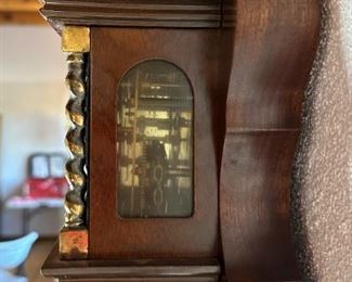 Vintage Dutch Zaandam Zaanse Atlas Pendulum Wall Clock	20 x 8 x 6.5in	
