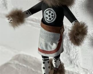 Wolf Kachina Doll Native American	13 inches high	
