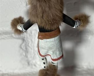 Wolf Kachina Doll Native American	13 inches high	
